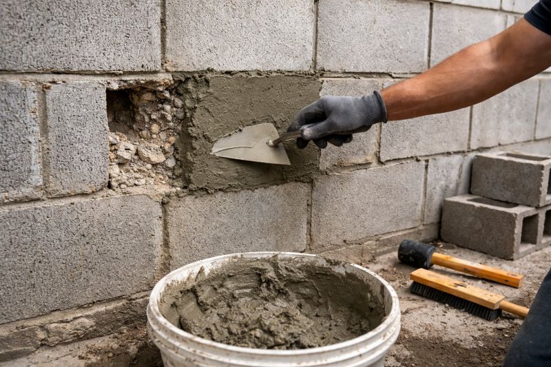 Block Wall Repair in Granite City, IL