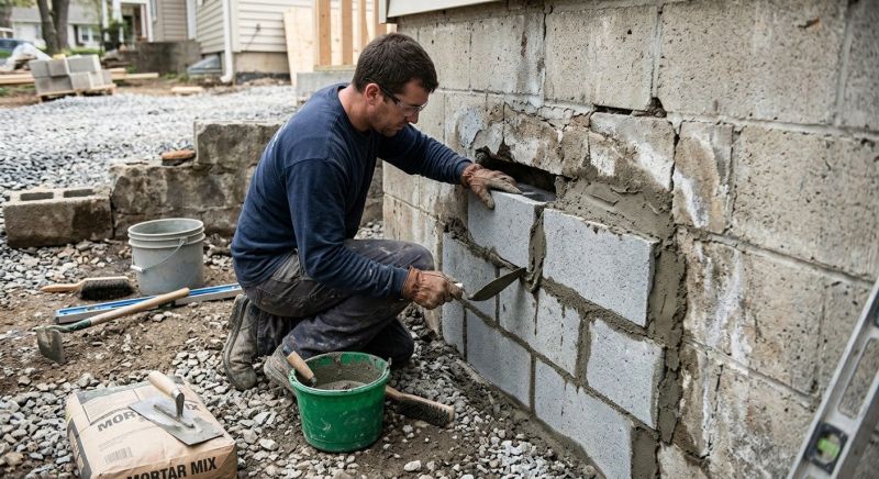 Block Wall Repair in Jefferson County, MO