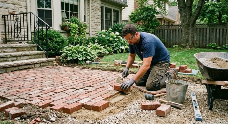 Brick Flatwork Repair in Columbia, IL