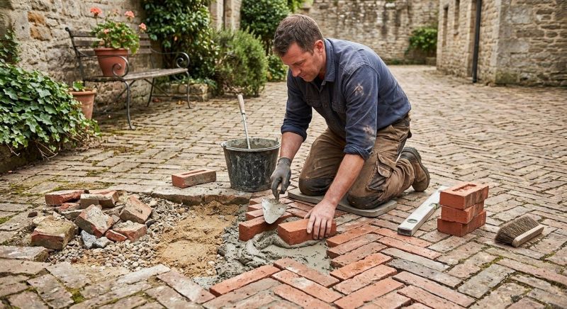 Brick Flatwork Repair in Granite City, IL