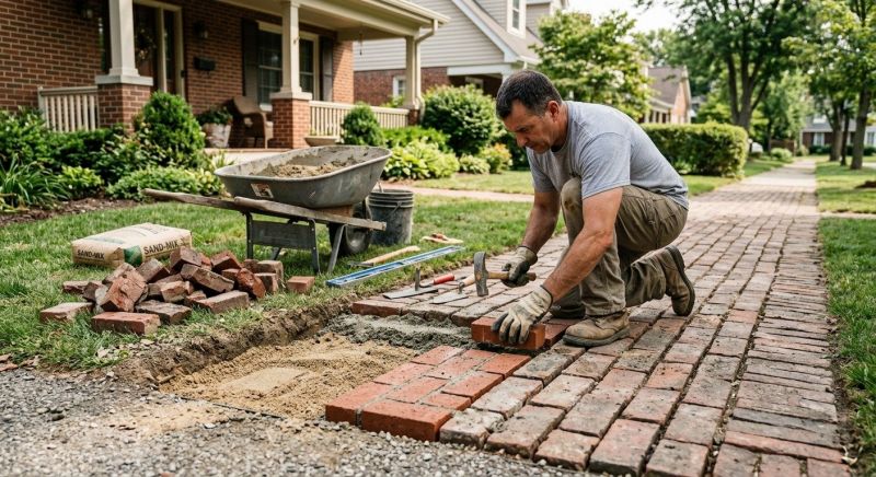 Brick Flatwork Repair in St Louis, MO