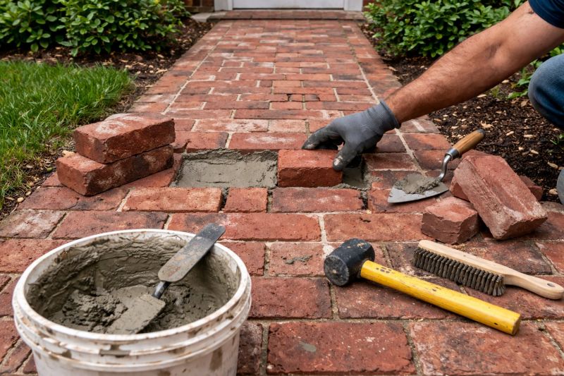 Brick Pathway Repair in Belleville, IL