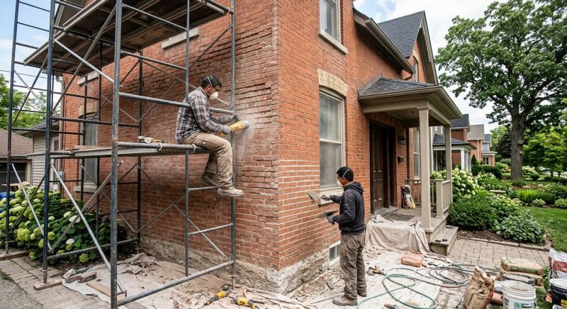 Brick Restoration in East Saint Louis, IL