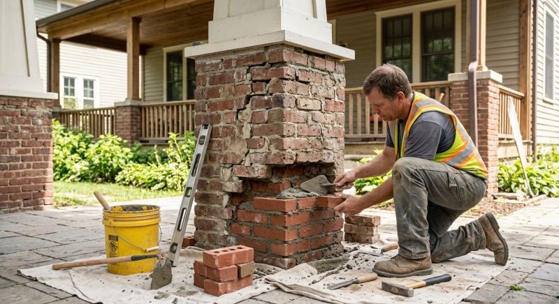 Brick Restoration in Highland, IL