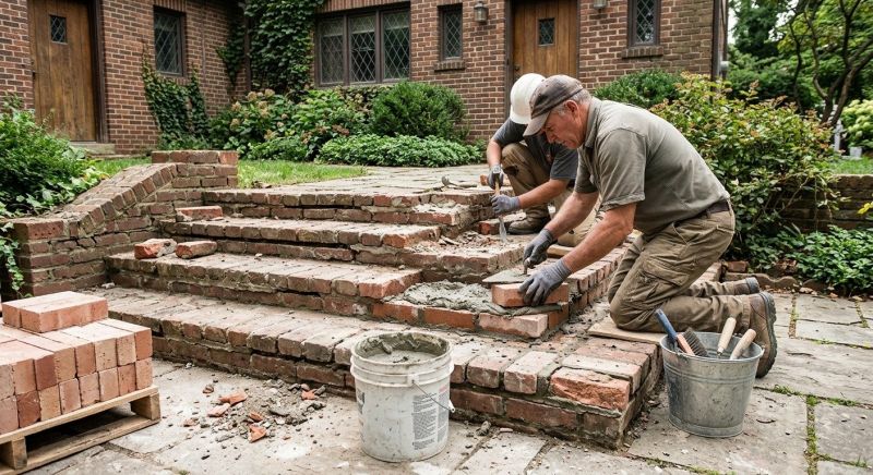 Brick Stairs Repair in Columbia, IL