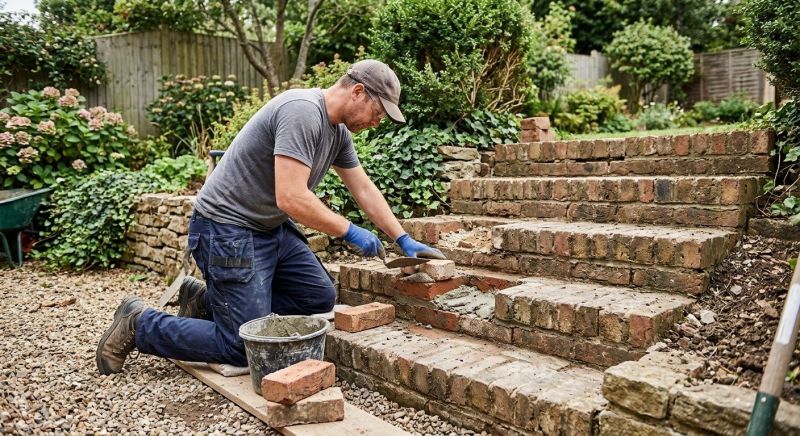 Brick Stairs Repair in St Louis, MO