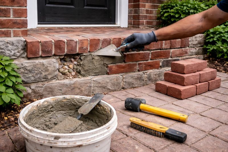Brick Steps Repair in Belleville, IL