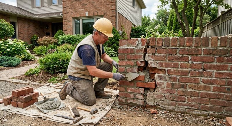 Brick Wall Repair in Lebanon, IL