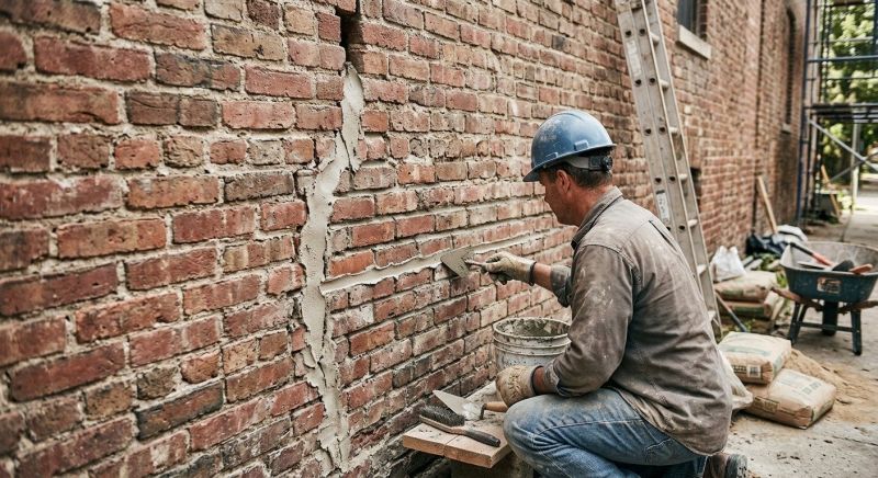 Brick Wall Repair in O Fallon, IL