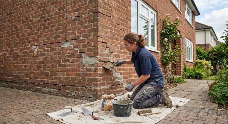 Brick Wall Repair in Trenton, IL