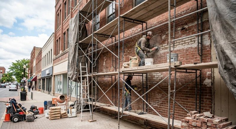 Commercial Masonry Repair in New Athens, IL