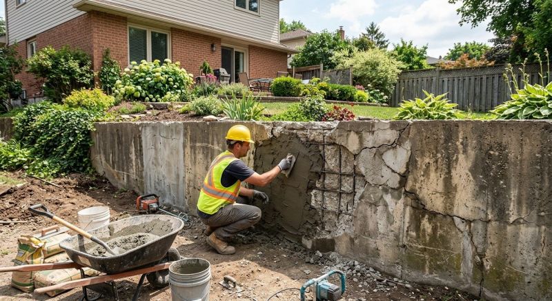 Retaining Wall Repair in East Saint Louis, IL