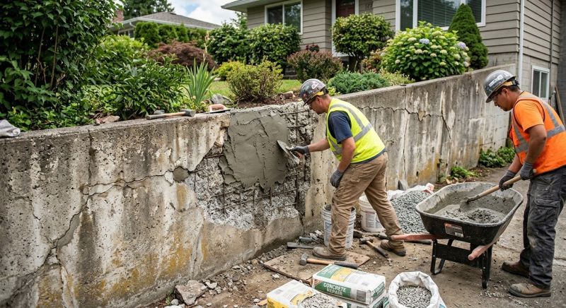 Retaining Wall Repair in Granite City, IL