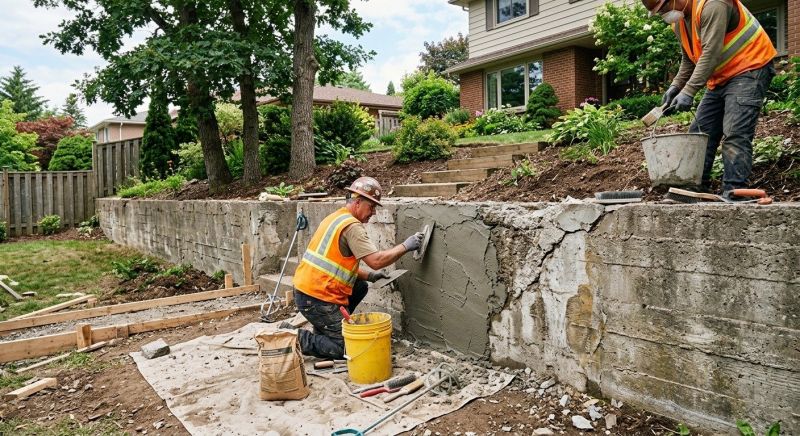 Retaining Wall Repair in O Fallon, IL
