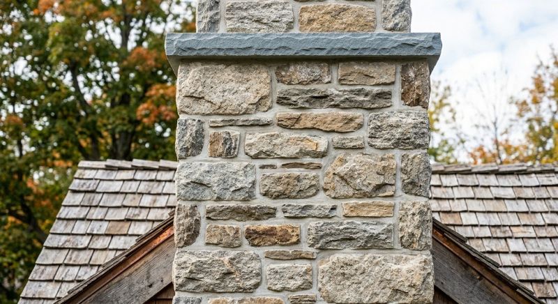 Stone Chimney Installation in Wood River, IL