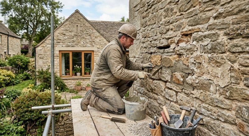 Stonework Repair in Marine, IL